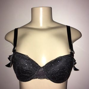 La Senza Rhinestone Push Up Bra 32B NWOT